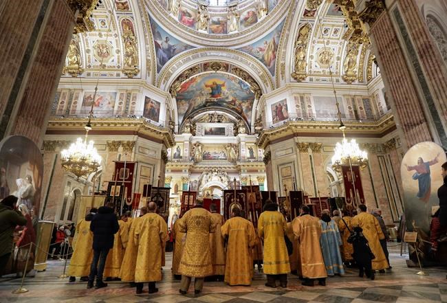 Protests mark cathedral's return to Russian Orthodox control | iNFOnews.ca Protests mark cathedral's return to Russian Orthodox control | iNFOnews.ca