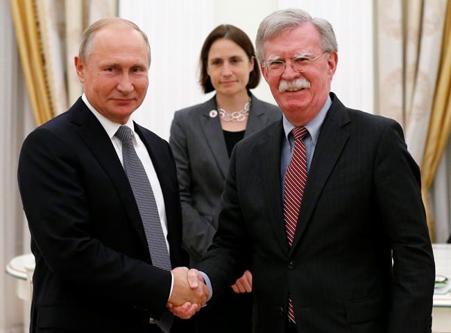 The Latest: Bolton: Russia hurt itself meddling in US vote | iNFOnews.ca