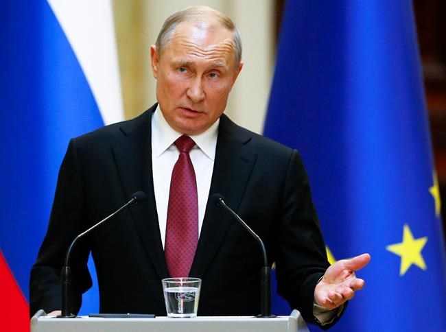 Putin says mysterious explosion posed no radiation threat | iNFOnews.ca CP2039294891