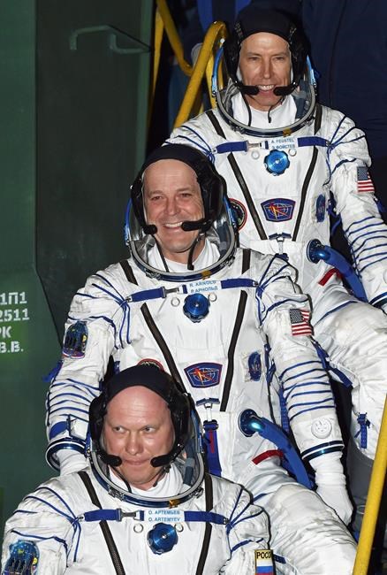 US-Russian crew blasts off for International Space Station | iNFOnews.ca