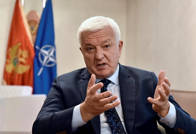 AP Interview: Montenegro PM: Wrapping up Brexit is positive | iNFOnews.ca