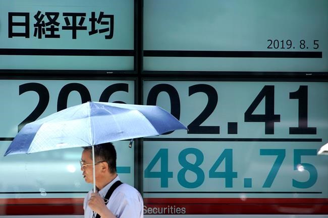 Asian stock tumble after China lets yuan sink | iNFOnews.ca