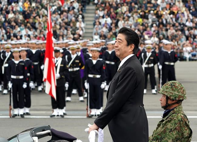 Abe renews pledge to change Japan's charter to boost troops | iNFOnews.ca Abe renews pledge to change Japan's charter to boost troops | iNFOnews.ca