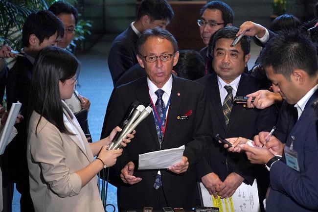 New Okinawa chief wants US to rethink Marine base relocation | iNFOnews.ca CP742016132
