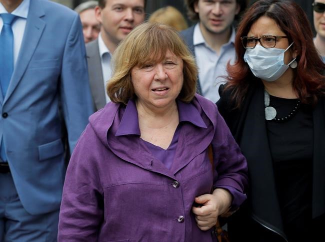 Nobel laureate warns arrests won't stop Belarus protests | iNFOnews.ca