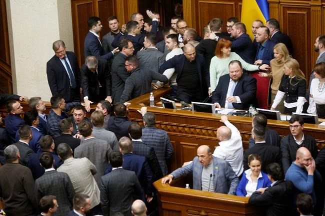 Brawl breaks out as Ukraine's lawmakers debate land reform | iNFOnews.ca Brawl breaks out as Ukraine's lawmakers debate land reform | iNFOnews.ca