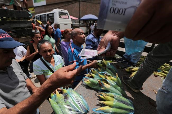 Ham for a watch: Venezuelans struggle with cash shortages | iNFOnews.ca