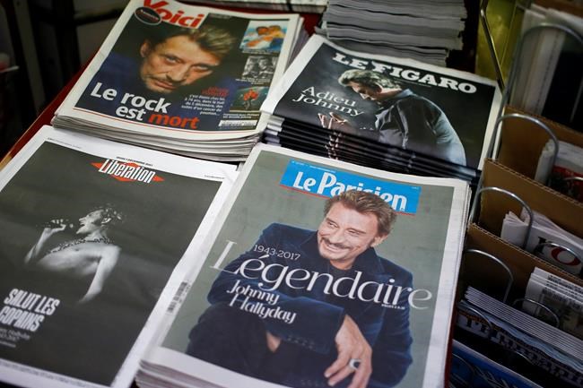 Weekend of Paris tributes for late rock star Johnny Hallyday | iNFOnews.ca