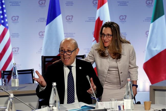 G-7 ministers reveal 'clear differences' on Middle East as France meeting wraps | iNFOnews.ca G-7 ministers reveal 'clear differences' on Middle East as France meeting wraps | iNFOnews.ca
