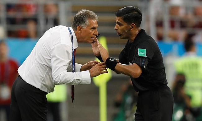 The Latest: Queiroz queries video reviews after Iran's exit | iNFOnews.ca
