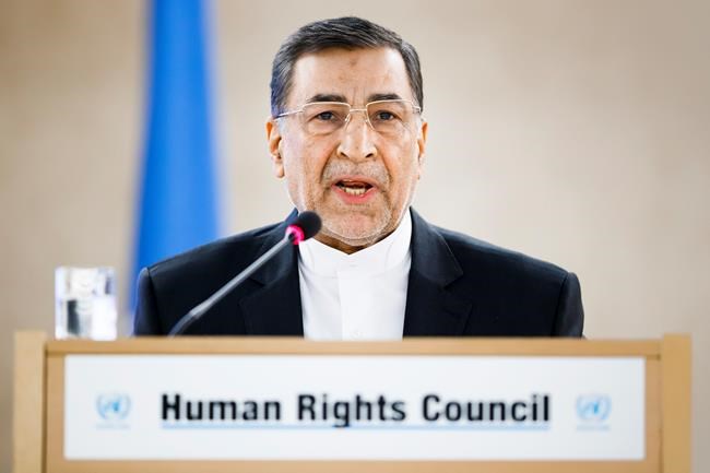 Despite outcry, Iranian minister addresses UN rights body | iNFOnews.ca