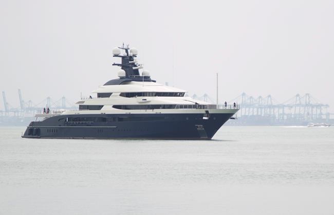 Luxury yacht in graft probe arrives in Malaysian port | iNFOnews.ca