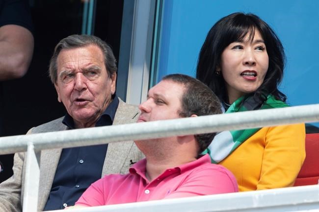Fiancé of German ex-chancellor rejects ex-husband's demands | iNFOnews.ca CP1541618515