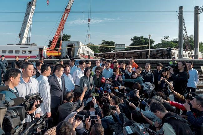 Taiwan president calls for clear probe of fatal train crash | iNFOnews.ca