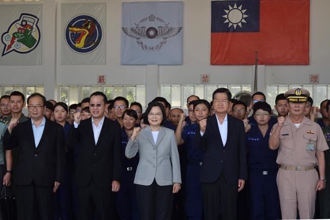 Taiwan's Tsai visits base following Chinese show of force | iNFOnews.ca