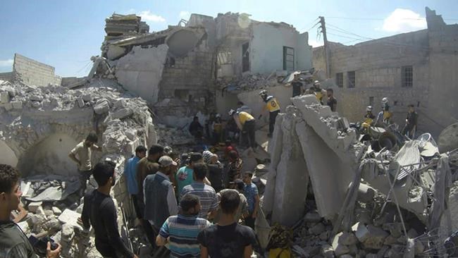 Activists say Russian, Syrian strikes kill 11 in rebel area | iNFOnews.ca CP1795951275