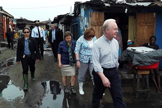 US health secretary visits Liberia, where Ebola killed 4,800 | iNFOnews.ca