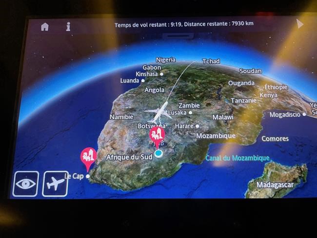 AP PHOTOS: Flying from Johannesburg to Paris, two hotspots | iNFOnews.ca