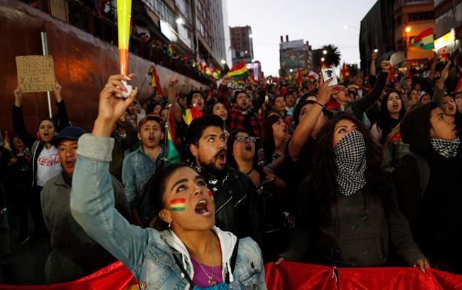 Evo Morales says he'd welcome election audit in Bolivia | iNFOnews.ca CP1878095242