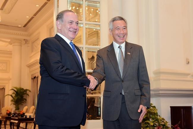 Singaporean PM, hosting Netanyahu, endorses 'two-state' plan | iNFOnews.ca