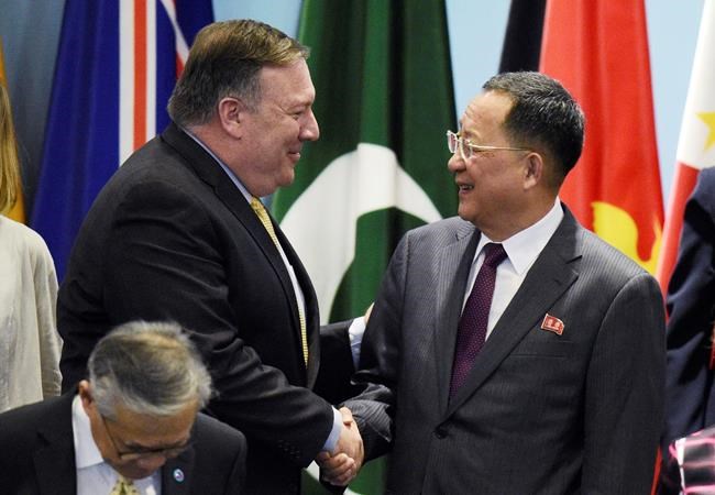 US, North Korean top diplomats exchange pleasantries, barbs | iNFOnews.ca
