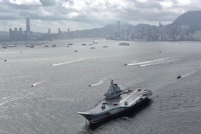 China's aircraft carrier celebrated on Hong Kong port call | iNFOnews.ca