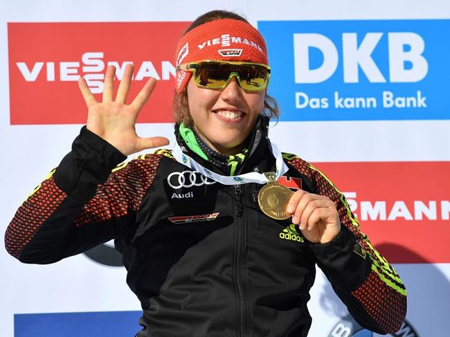 German biathletes Schempp, Dahlmeier win mass start gold | iNFOnews.ca German biathletes Schempp, Dahlmeier win mass start gold | iNFOnews.ca