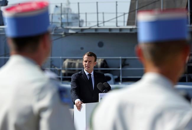 The Latest: French president meets Saudi crown prince | iNFOnews.ca