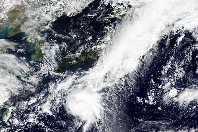 Storm heading northward toward Japan packing winds, downpour | iNFOnews.ca