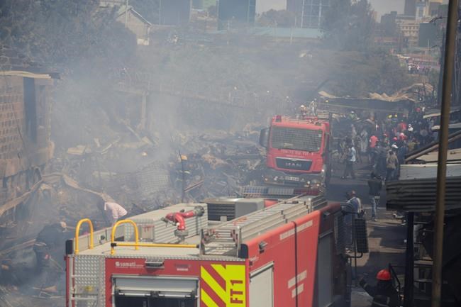 Fire sweeps through market in Kenya's capital, killing 15 | iNFOnews.ca