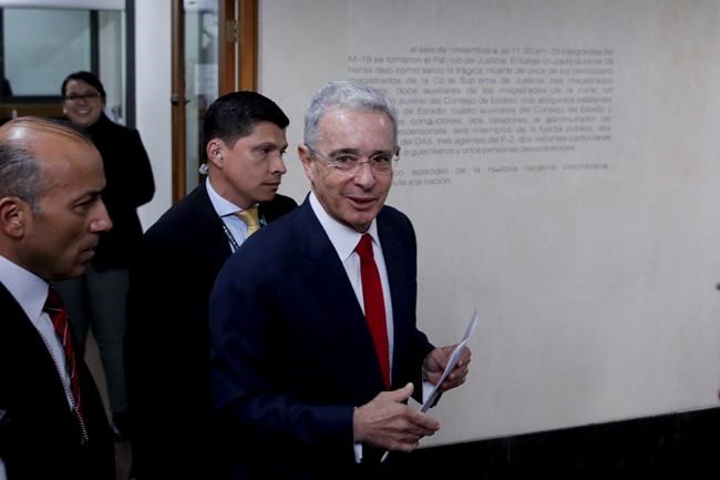 Ex-Colombia President Uribe resigning Senate seat amid probe | iNFOnews.ca