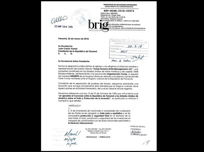 Trump's company asked Panama president to help in hotel spat | iNFOnews.ca Trump's company asked Panama president to help in hotel spat | iNFOnews.ca