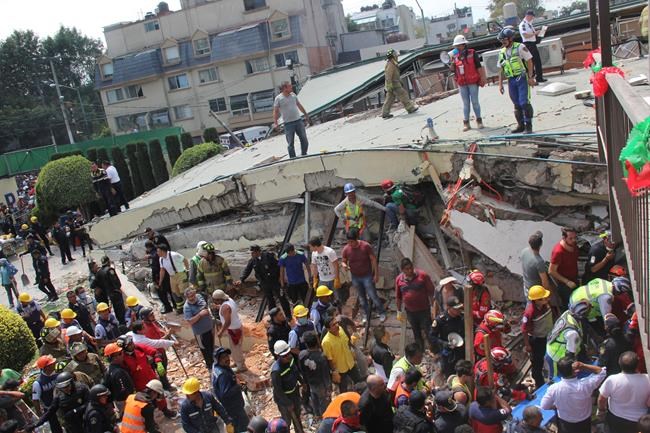 Mexico City school owner convicted in 2017 collapse | iNFOnews.ca