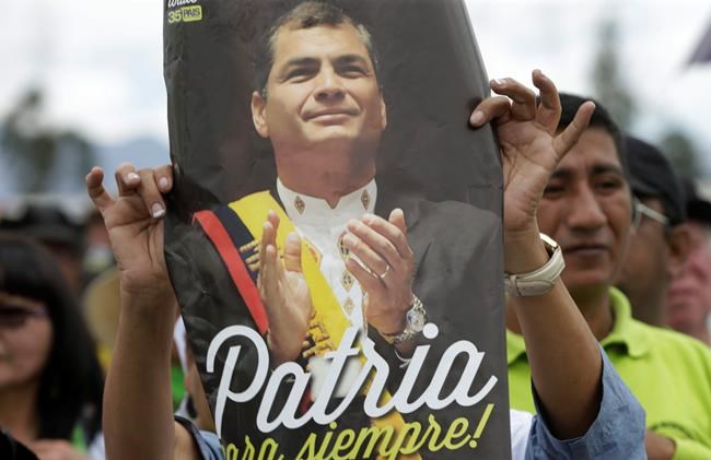 Correa returns to Ecuador as feud with successor deepens | iNFOnews.ca CP1752185742