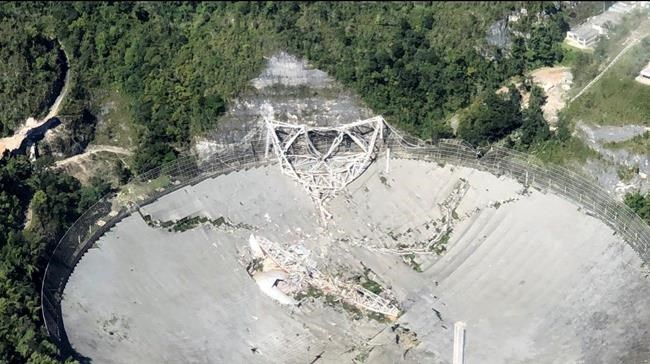 Officials seeking answers to Puerto Rico telescope collapse | iNFOnews.ca Officials seeking answers to Puerto Rico telescope collapse | iNFOnews.ca