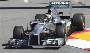 Mercedes driver Nico Rosberg posts fastest time in both practice sessions for Monaco GP | iNFOnews.ca CP23481287
