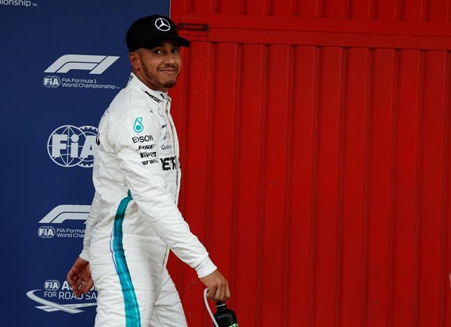 Hamilton takes pole for Spanish GP with track record | iNFOnews.ca Hamilton takes pole for Spanish GP with track record | iNFOnews.ca