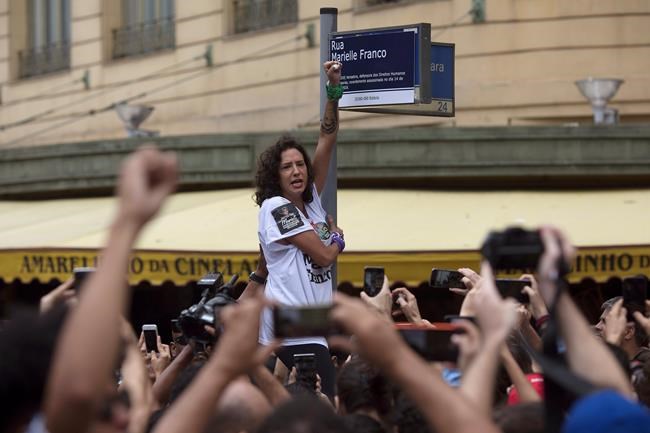 Memory of slain councilwoman honoured in Rio de Janeiro | iNFOnews.ca