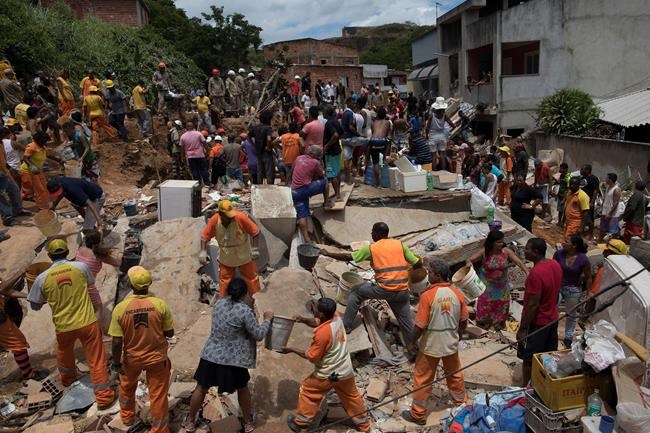 Mudslide near Rio de Janeiro kills 10, injures 11 | iNFOnews.ca CP1099116703