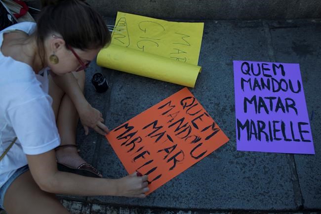 Protests, anger a month after Brazil activist slain | iNFOnews.ca Protests, anger a month after Brazil activist slain | iNFOnews.ca