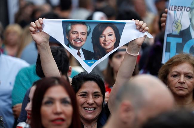 The Latest: Argentine ex-president congratulates Fernández | iNFOnews.ca