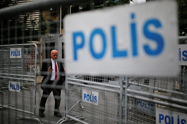 Saudis insist missing Post contributor left Turkey consulate | iNFOnews.ca CP487462870