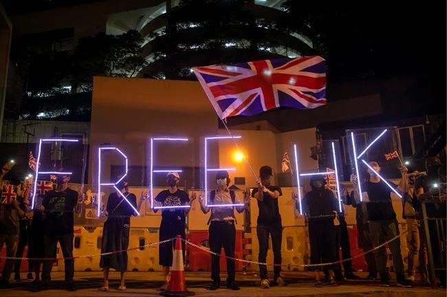 Hong Kong protesters rally in support of Catalan movement | iNFOnews.ca