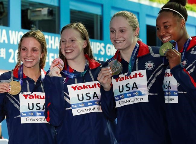 Canada wins women's 4x100-metre relay bronze to end best-ever world championships | iNFOnews.ca Canada wins women's 4x100-metre relay bronze to end best-ever world championships | iNFOnews.ca