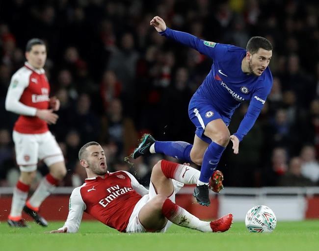 Arsenal beats Chelsea 2-1 to seal League Cup final with City | iNFOnews.ca Arsenal beats Chelsea 2-1 to seal League Cup final with City | iNFOnews.ca