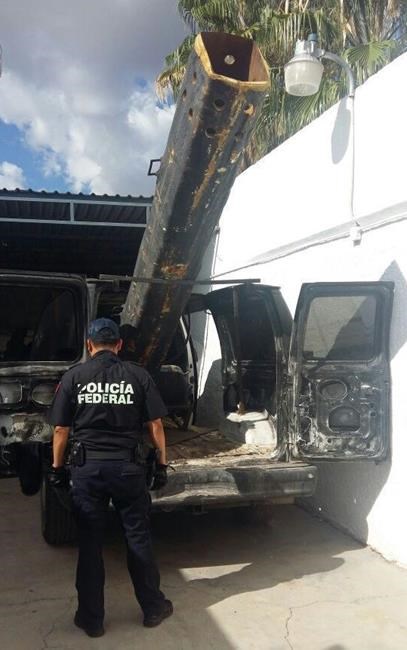 Mexican police: Van with cannon used to shoot drugs to US | iNFOnews.ca