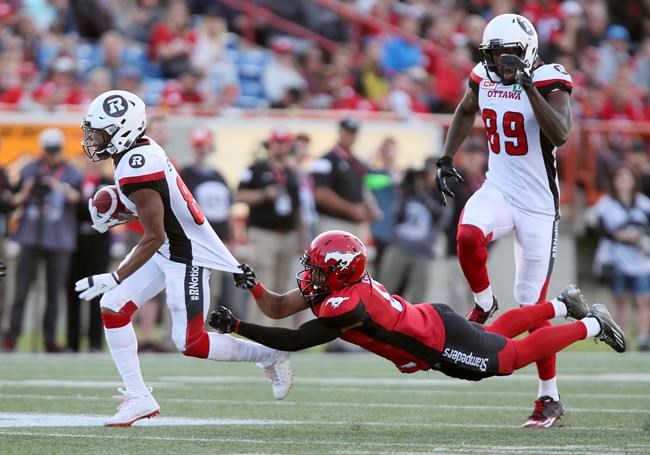 Ottawa's Diontae Spencer has big game in 43-39 loss to Stampeders | iNFOnews.ca CP78387705