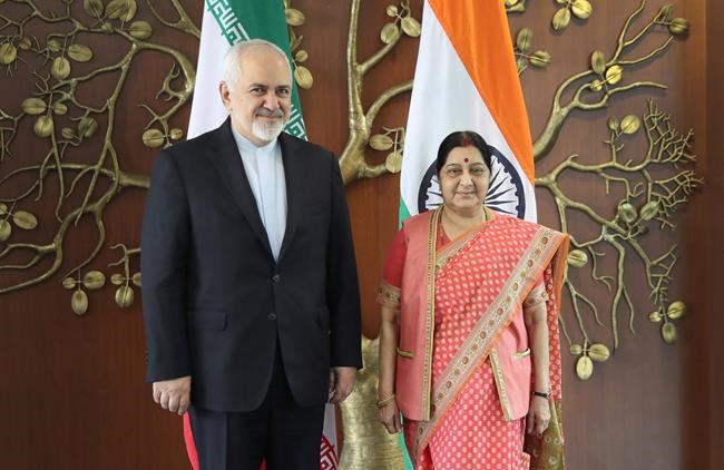 Iran foreign minister visits India amid falling oil revenue | iNFOnews.ca CP1084104716