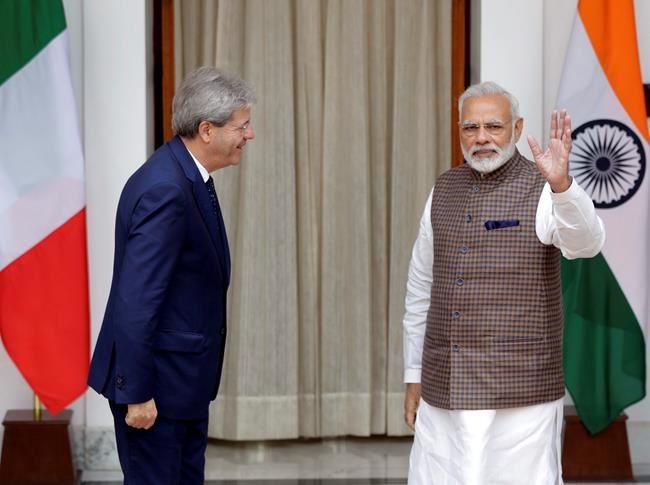 India, Italy leaders hold talks marking thaw in relations | iNFOnews.ca CP1606468680