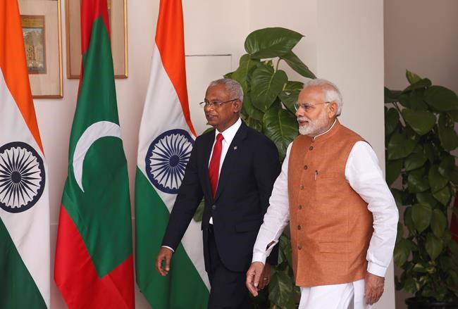 Maldives president calls India 'our closest friend' | iNFOnews.ca CP607045652